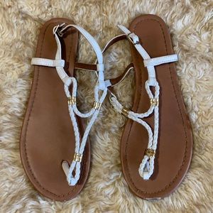Forever21 White Sandals
